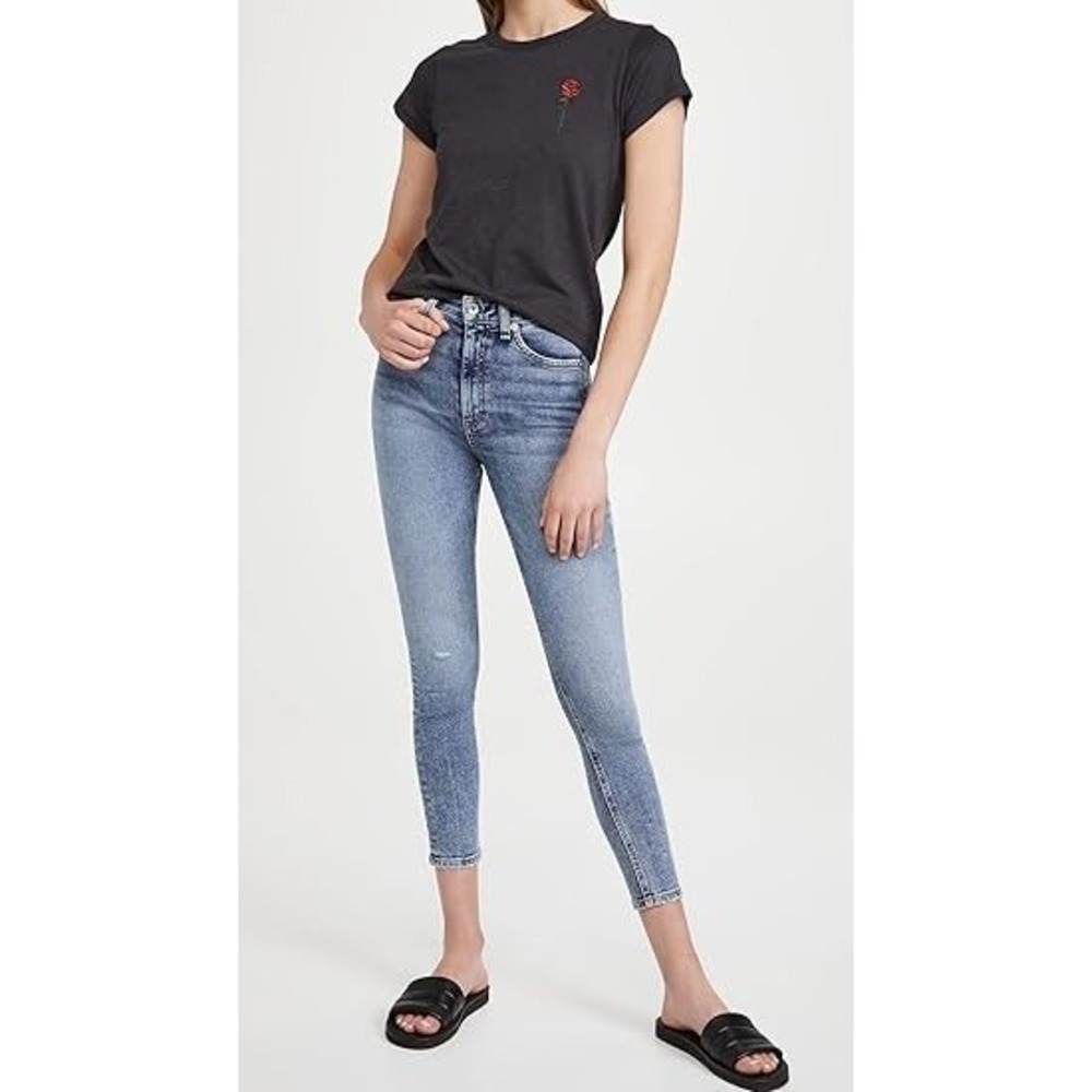 rag‎ & bone Women's Nina High Rise Ankle Skinny Jeans - Size 28